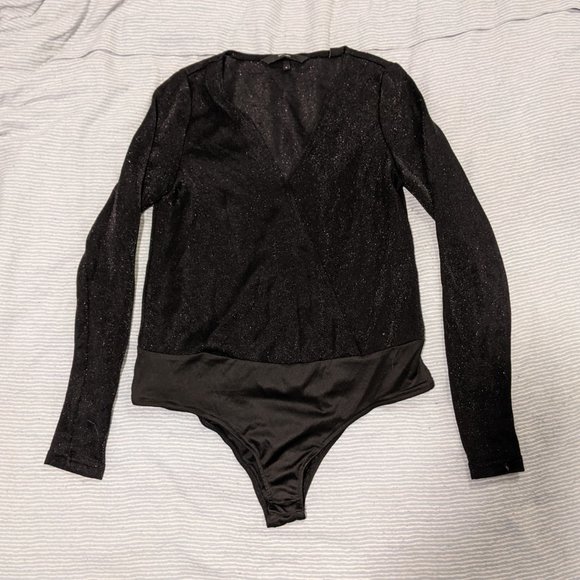 Shimmery black bodysuit - Picture 4 of 4